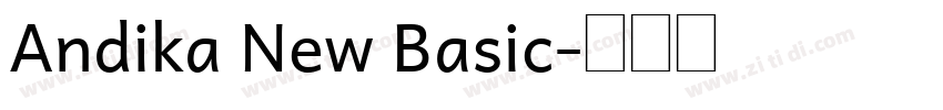 Andika New Basic字体转换